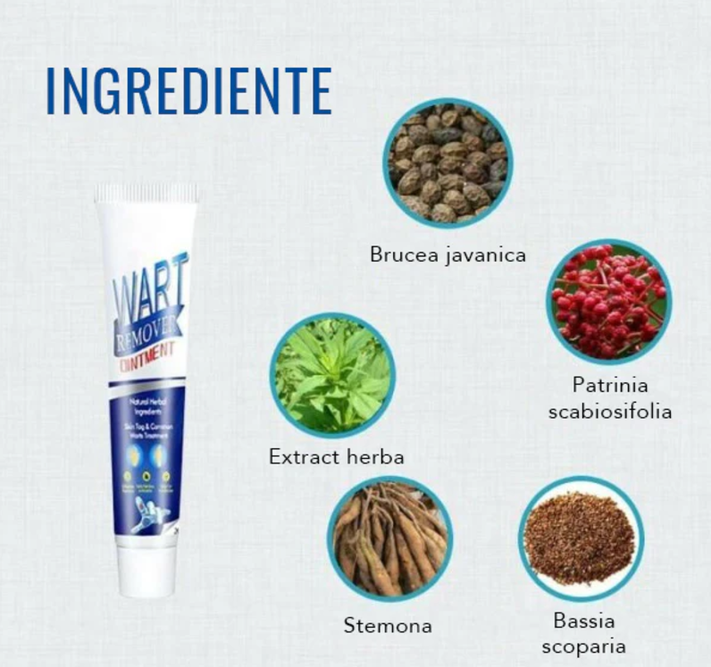 Crema indepartare negi Tovbmup, extract natural 100%, pentru toate tipurile de piele, 20g