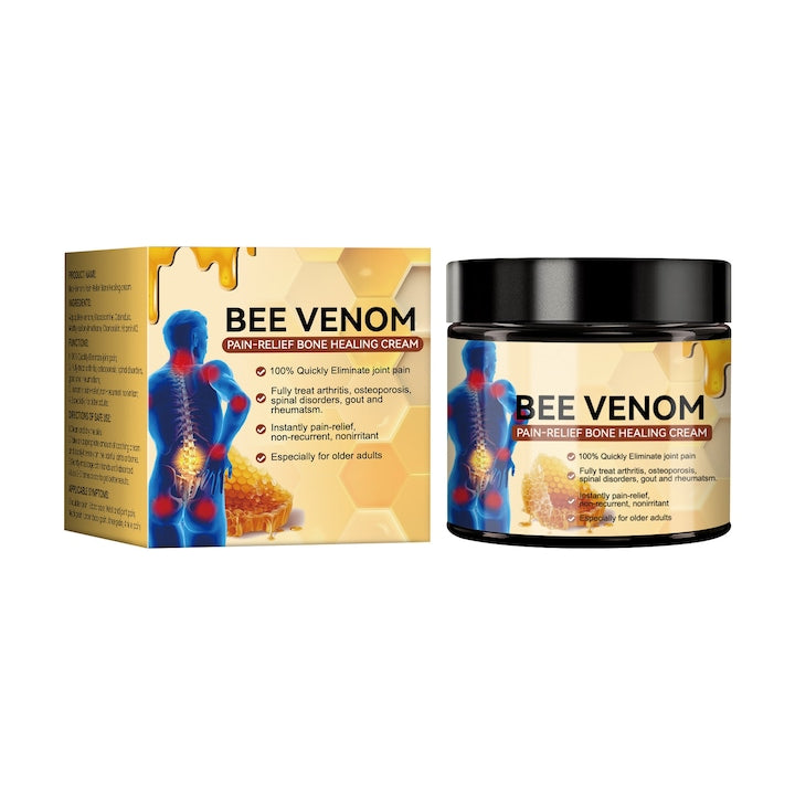 Cremă cosmetică pentru masaj cu extract de venin de albine, 50g